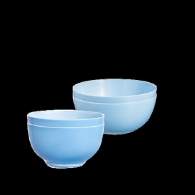 Bộ bát tô Luminarc Diwali thủy tinh Light Blue 4 chi tiết 14.5cm và 21cm, dùng an toàn lò vi sóng, máy rửa bát - DW4D
