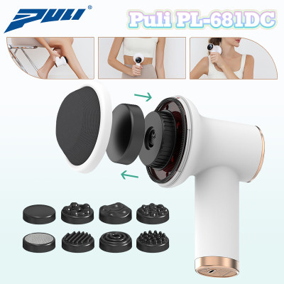 Máy Massage Cầm Tay Mini Puli PL-681DC - 8 Đầu Matxa, Công Suất Mạnh Mẽ Giúp Giảm Đau Mỏi, Thư Giãn
