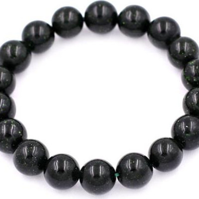 Vòng chuỗi đeo tay Đá Lục Sa Size 10 ly - hợp mệnh Hỏa, mệnh Mộc