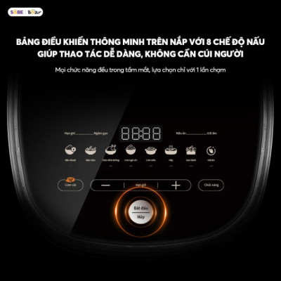 Nồi cơm điện 1,5L Bear DFB-J40Q5 (RC-4H40Y) Hàng Chính Hãng