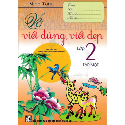 Combo Luyện Viết Chữ - Tập Viết - Vở Viết Đúng, Viết Đẹp Lớp 2 (Theo Chương Trình Giáo Dục Phổ Thông Mới) - HA