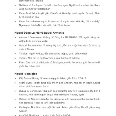 Cuộc Thập Tự Chinh Thứ Nhất - Cội Nguồn Xung Đột Giữa Kitô Giáo Và Islam Giáo