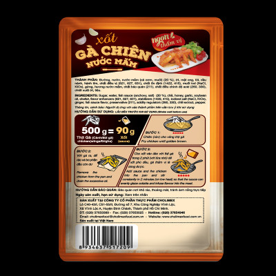 Xốt gà chiên nước mắm Cholimex - gói 90g tiện lợi.