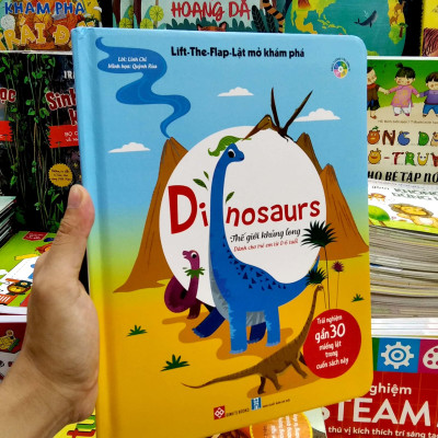 Lift-The-Flap - Lật Mở Khám Phá - Dinosaurs - Thế Giới Khủng Long