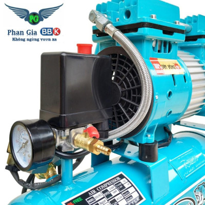 [chính hãƞg] Máy nén khí không dầu Romano 12L - 840W, 100% Dây đồng, Bảo hành 1 năm