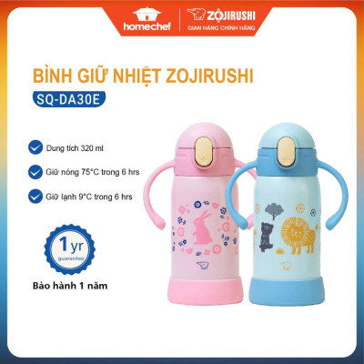 Bình giữ nhiệt nóng lạnh Zojirushi 0.32L SQ-DA30E-AA/PA, sản xuất Thái Lan, bảo hành giữ nhiệt 1 năm