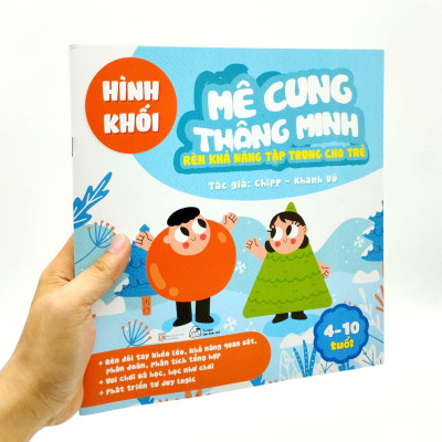Mê Cung Thông Minh - Rèn Khả Năng Tập Trung Cho Trẻ - Hình Khối (Từ 4-10 Tuổi)