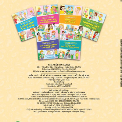 Combo 2 Quyển Kiến Thức Và Kỹ Năng Dành Cho Học Sinh: Chăm Sóc Sức Khoẻ + Giữ Gìn Vệ Sinh 