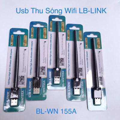 USB Thu Sóng Wifi USB Thu Wifi cho PC - Laptop LB-Link - Hàng Nhập Khẩu