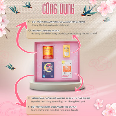 [Quà Tết Nguyên Đán 2024] TẾT ĐONG ĐẦY Fine Japan Thực Phẩm Chức Năng Cho Phụ Nữ