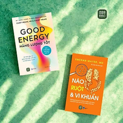 Sách - Good Energy + Não, Ruột Và Vi Khuẩn - 1980 Books
