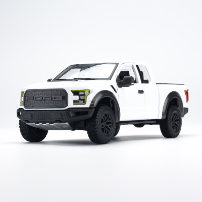Mô Hình Xe Ford Raptor F-150 Special 2017 White 1:24 Maisto MH-31266