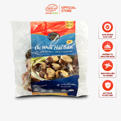Ốc nhồi hải sản Tâm Lợi - Hương vị tươi ngon tự nhiên - Đảm bảo sức khoẻ - Giao nhanh trong 3h-200gr