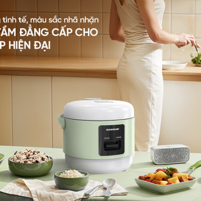 Nồi cơm điện 0.8L SUNHOUSE SHD8200 - Hàng chính hãng