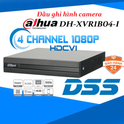 Đầu ghi hình Penta-brid 4 kênh DAHUA DH-XVR1B04-I mẫu mới 2022 - chuẩn hệ HDCVI/TVI/AHD - Hàng chính hãng