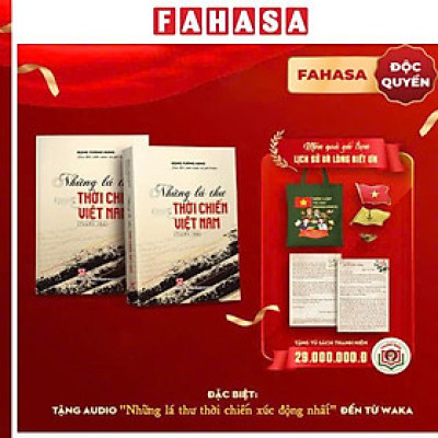 Sách - Những Lá Thư Thời Chiến - Độc Quyền Fahasa - Quà Tết Độc Lập 2/9