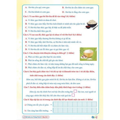 Combo Bài Tập Tuần và Đề Kiểm Tra - Tiếng Việt lớp 2 kết nối (2 quyển)