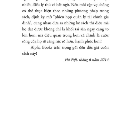 Mẹo Quản Lý Tài Chính Sau Kết Hôn (Tái Bản 2024)