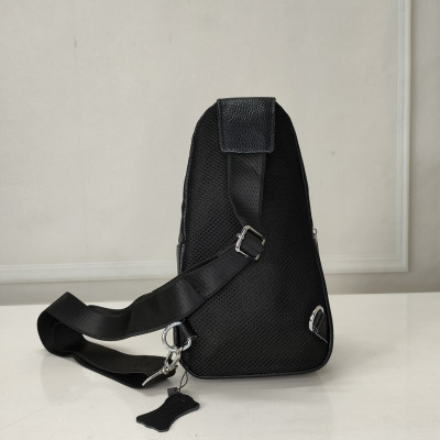 Túi đeo chéo nam, túi đeo trước ngực da thật cao cấp IDIGO MB1 - 7011