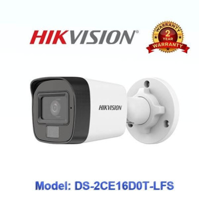 CAMERA HD-TVI HIKVISION DS-2CE16D0T-LPTS 1080P Tích Hợp Mic Thu Âm - Hàng chính hãng