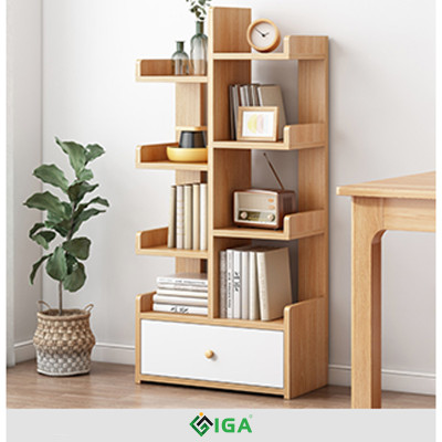 Giá Sách Hình Cây Có Hộc Đựng Đồ Phong Cách Nordic Thương Hiệu IGA - GP171