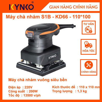 Máy chà nhám vuông cầm tay Kynko chính hãng S1B- KD66 -110*100 # 6661 giá tốt