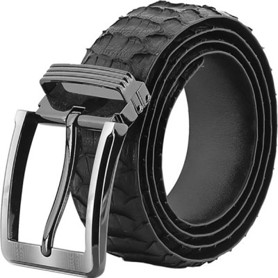 Thắt Lưng Nam Da Trăn VIP Đầu Kim Huy Hoàng HT4328 - Nâu