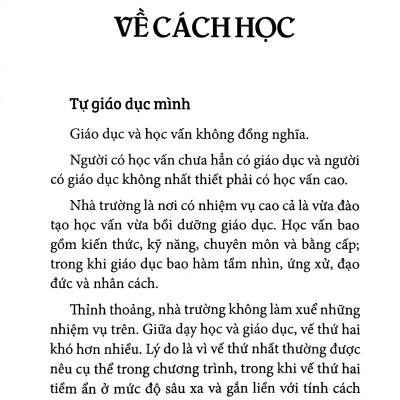 Mở Rộng Phương Pháp Học
