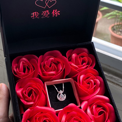 Dây Chuyền Bạc 925 Trăng Sao Siêu Sáng Chính Hãng Bạc Hiểu Minh DMD511