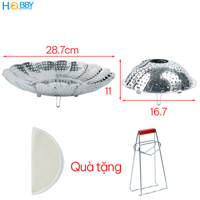 Vỉ rế hấp xửng hấp inox 304 đa năng Hobby home decor RH1
