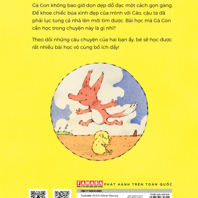 Sách Song ngữ: Tình bạn diệu kỳ - Phát triển EQ (Chick & Fox) : Phép màu từ thói quen gọn gàng