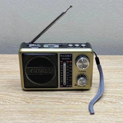 Máy Nghe Nhạc Kiêm Đài Radio Waxiba XB-895REC Tích Hợp Đèn Pin Hỗ Trợ Thẻ Nhớ, USB ( Hàng chính Hãng )