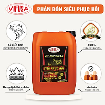 VIF-SUP Bo 0.2 - Phân bón Siêu phục hồi can 20L