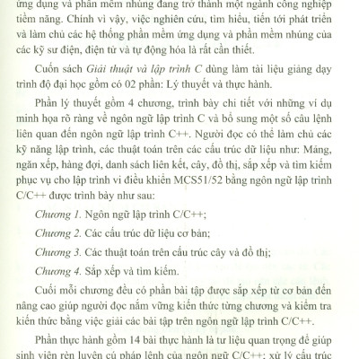 Giải Thuật Và Lập Trình C - Đỗ Văn Đỉnh (Chủ biên), Nguyễn Văn Tiến