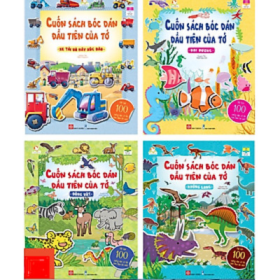 Combo 4Q: Cuốn sách bóc dán đầu tiên của tớ