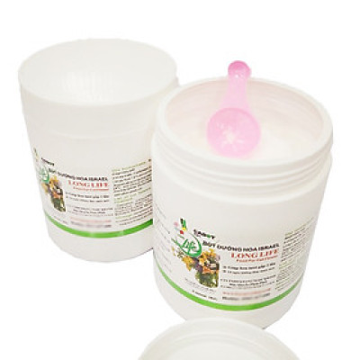 Set 2kg Dung Dịch Xử Lý Hoa Lan Vũ Nữ Tươi Lâu Longlife SG Israel - Food For Cut Flower (1kg pha được 100L dung dịch) là dung dịch trong TIP Nhựa bảo quản Hoa Lan Vũ Nữ cắt cành tươi lâu