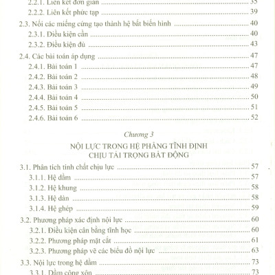 Cơ Học Kết Cấu - Hệ Tĩnh Định