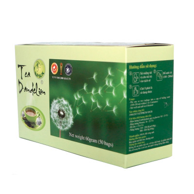 Combo 10 hộp Trà Bồ Công Anh 50 túi lọc P&K - Ngừa ung thư, mát gan, giải độc, giảm viêm họng, ổn định huyết áp, đường máu, thanh lọc cơ thể - Tặng kèm móc khoá CLĐ