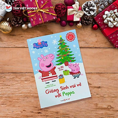 Sách Tương Tác - Cùng Học Cùng Chơi Với Peppa Pig - Giáng Sinh Vui Vẻ Với Peppa - Tân Việt Books