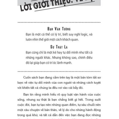 Bạn Không Thông Minh Lắm Đâu (Tái Bản 2022)