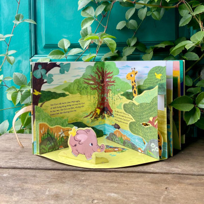 Sách Voi con tìm mẹ (Bìa cứng) - Nhã Nam - BẢN QUYỀN