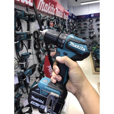 MÁY KHOAN BÚA VẶN VÍT DÙNG PIN (BL)(18V) (01 SẠC NHANH ,02 PIN 18V/ 5.0AH) MAKITA DHP483RTE- HÀNG CHÍNH HÃNG