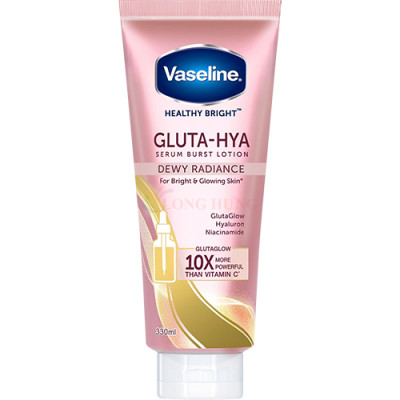 Sữa dưỡng thể ban đêm Vaseline Gluta-Hya Serum Burst Lotion Dewy Radiance (30ml/70ml/330ml) - Hàng chính hãng