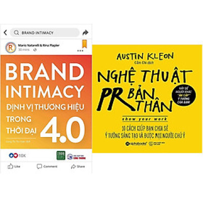 Combo 2 Cuốn Sách:  Nghệ Thuật PR Bản Thân + Định Vị Thương Hiệu Trong Thời Đại 4.0