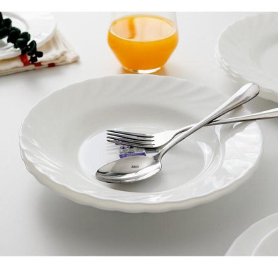 Đĩa (dĩa)/Bộ 6 đĩa thủy tinh sâu lòng Luminarc Trianon N3646 23cm | Hàng chính hãng