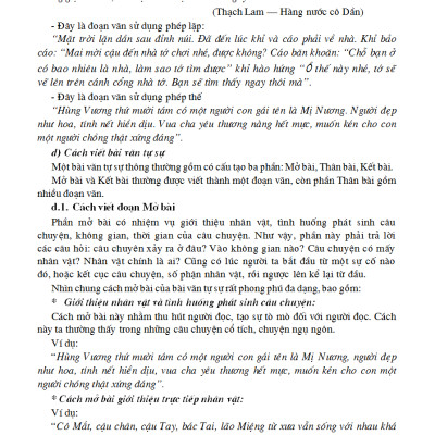 Những Điều Cần Biết Bồi Dưỡng Học Sinh Giỏi Ngữ Văn 6