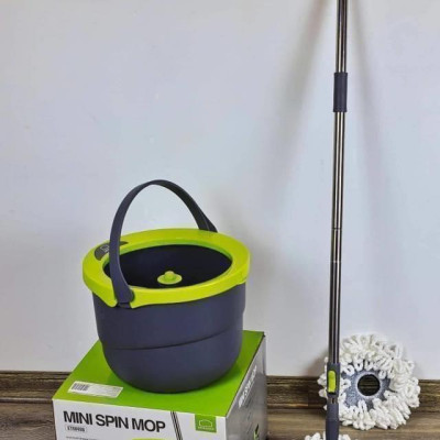 Bộ Lau Nhà Mini Thép Không Gỉ Ettom Lock&Lock ETM498 - 2 Bông Lau - Hàng Chính Hãng