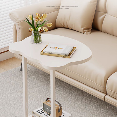 Bàn phụ sofa, bàn cafe họa tiết mặt mèo dễ thương decor phòng cực xinh thương hiệu IGA - GM117