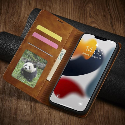 Bao da dạng ví dành cho iPhone 15, 15 Pro, 15 Plus, 15 Pro Max hiệu Forwenw - Hàng nhập khẩu