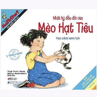 Sách Mathstart trải nghiệm toán học: Nhật ký đầu đời của Mèo hạt tiêu - Alphabooks - BẢN QUYỀN
